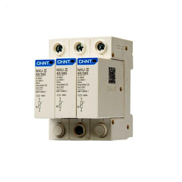 Ограничитель импульсных перенапряжений NXU-IIG/F 3П In=25кА Uc=440В Im=65кА CHINT
