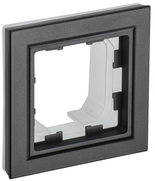 BRITE Рамка 1-местная IP44 РУ-1-БрЧ-44 черный IEK