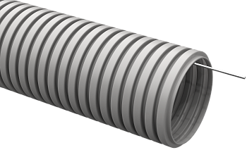 ELASTA Труба гофрированная ПВХ d=20мм с зондом (100м) IEK