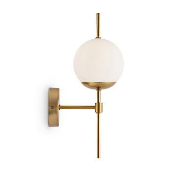 Настенный светильник (бра) 1*E27 60Вт Латунь IP20 Damask FR5205WL-01BS Freya