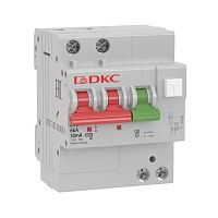 Дифференциальный автоматический выключатель АВДТ YON MDV63 1П+N 10А С 30мА 6кА тип А DKC