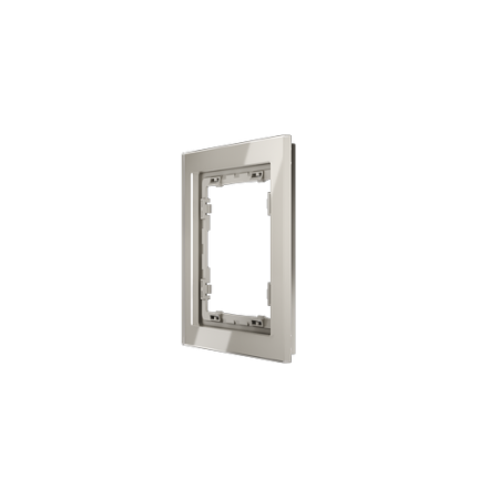 Рамка стеклянная Voltum S70 на 1 пост, (кашемир, стекло)