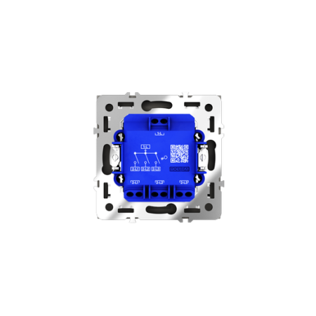 Выключатель встраиваемый Voltum S70 трехклавишный 10А, (кашемир)