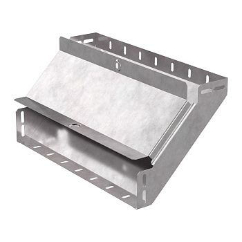 Угол вертикальный внутренний 90 градусов с крышкой Стандарт 400х80 Промрукав