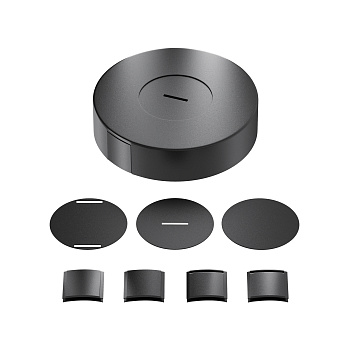 Потолочная чаша Parity накладная с коннектором питания черная комплект (TRA130SC-1B) Technical Maytoni