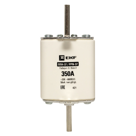 Плавкая вставка ППН-37 400/350А габарит 2 PROxima EKF