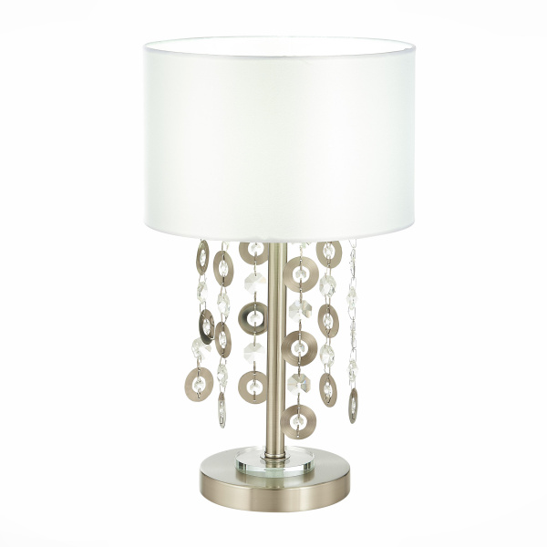 Прикроватная лампа Никель/Белый E14 1*40Вт SL1757.104.01 ST LUCE