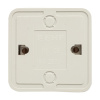 Рим Розетка 1-мест, 10А б/з бел, с защ, штор, EKF
