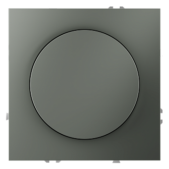 Светорегулятор встраиваемый Voltum S70 поворотно-нажимной 600 Вт, (титан)