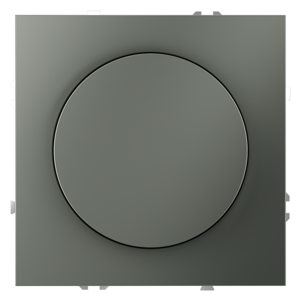 Светорегулятор встраиваемый Voltum S70 поворотно-нажимной 600 Вт, (титан)