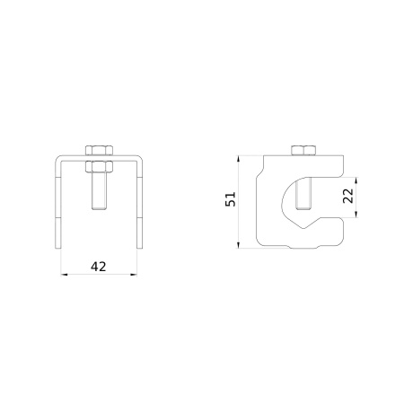 Арматурный зажим DKC