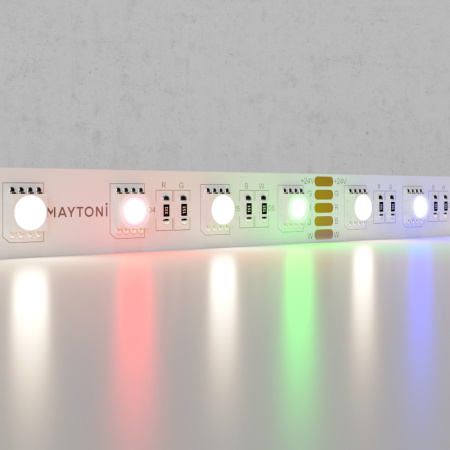 Лента светодиодная 24В 5050 19,2Вт/м 60LED/м RGBW 4000K 5м IP20 Technical Maytoni