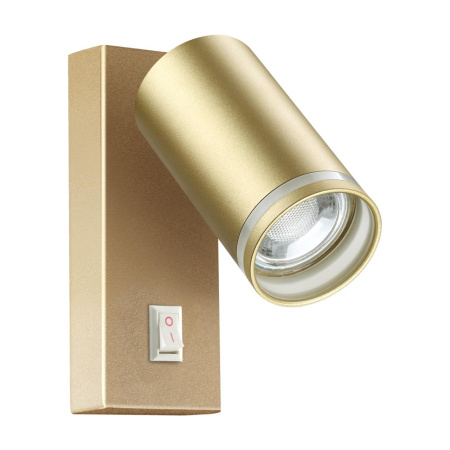 Св-к накл.настенный IP20 GU10 9W 220V ULAR матовое золото NOVOTECH