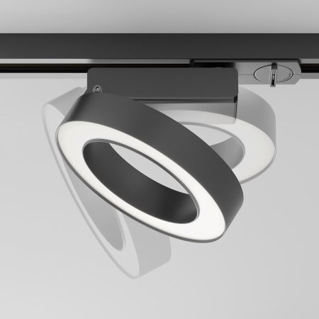 Трековый светильник LED 12Вт Черный IP20 Single phase track system Unity TR044-1-12W4K-B Technical Maytoni