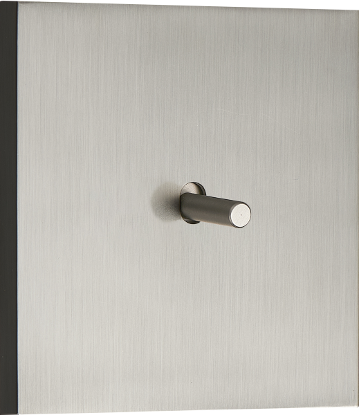 Donel N96 Переключатель перекрестный (с 3-х мест) на 1 тумблер, Цилиндр, 10AX 250V, Вороненая сталь, серия DT