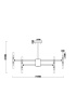 Люстра 40*G4 3Вт Хром IP20 Consuelo FR5046PL-40CH Freya