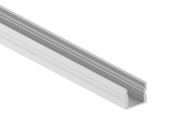 Donel Накладной алюминиевый профиль, 17,2х14,5х2000. Цвет: Белый матовый, RAL9003,Серия:DN8ALE
