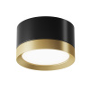 Потолочный светильник 1*GX53 15Вт Черный с Золотом IP20 Ceiling & Wall C086CL-GX53-SRD-BG Technical Maytoni
