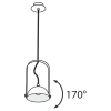 Подвесной светильник 6Вт 3000K Белый IP20 Hygge MOD047PL-L5W3K Technical