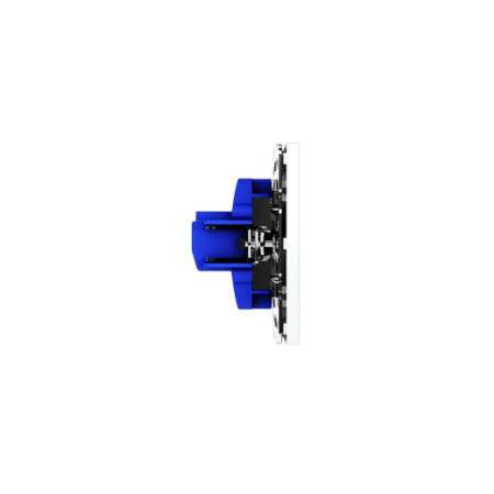 Розетка акустическая встраиваемая Voltum S70 4-местная, (белый матовый)