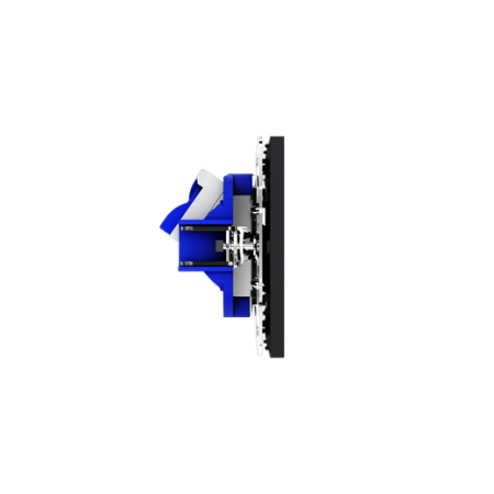 Розетка компьютерная встраиваемая Voltum S70 двойная RJ45+RJ45 КАТ.6, (графит)