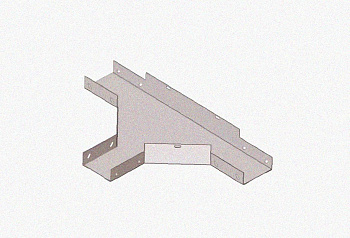 Лоток тройниковый глухой ОТГ 300х100 УХЛ1, горячее цинкование S1,5