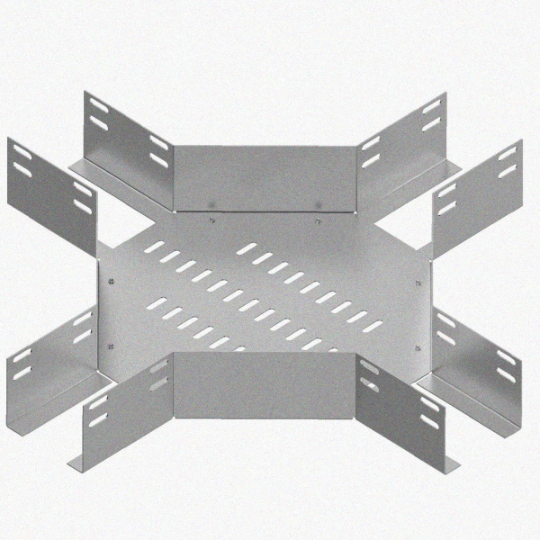 Лоток крестообразный перфорированный КМ 250х65 У3, окрашенный, S1,5