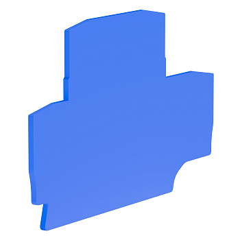 Крышка для двухуровневой клеммы на 4 кв.мм. синяя DKC