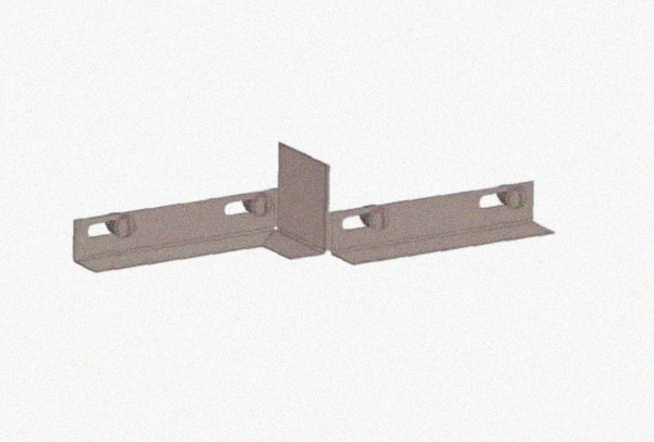 Соединитель-переходник замковый ПУгЛЗ 50х80 УХЛ1, оцинкованный лист, S1,0