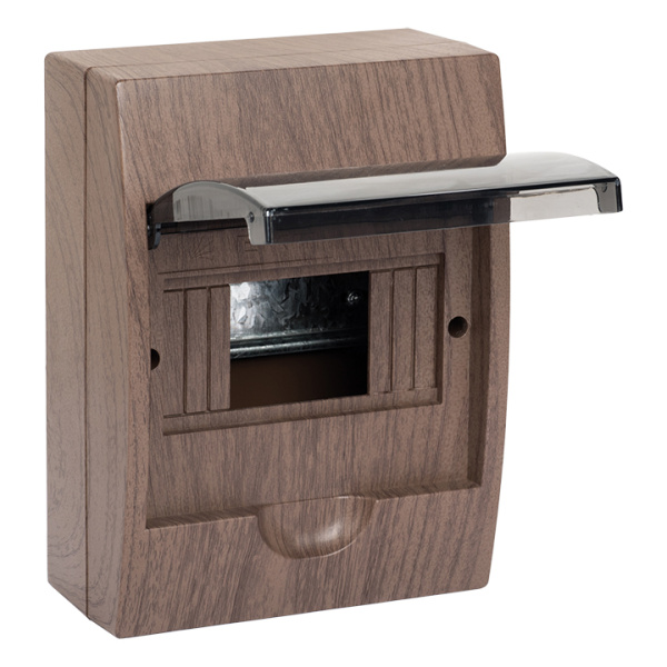 Щит распределительный навесной ЩРН-П- 6 темное дерево IP41 PROxima EKF