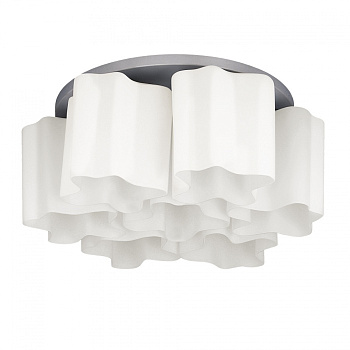 Люстра  NUBI 7х40W E27  хром/белый (в комплекте) Lightstar