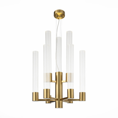 Люстра подвесная Латунь/Прозрачный GU10 9*5Вт SL1229.303.09 ST LUCE