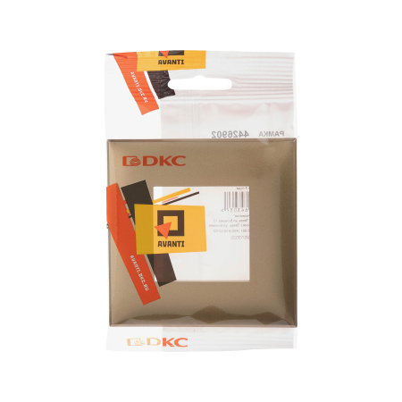 Рамка "Avanti", "Золотистый жемчуг", 1 пост (2 мод.) DKC