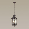 Уличный св-к-подвес IP44 E14 3*60W 220V SATION черный/золотая патина ODEON LIGHT
