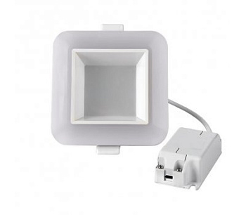 Светильник встр. св/д даунлайт 9W(700lm) 6500К, 85х85 IP40 General
