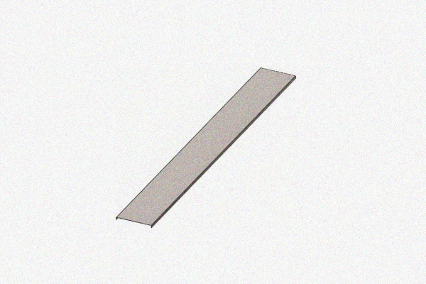 Крышка несущего лотка КНЛ40х11х2000 УТ1,5, горячее цинкование S1,5