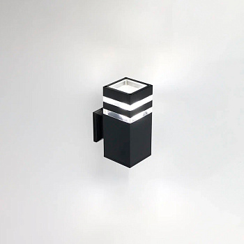 Фасадный светильник General GWL-Е27-M-IP65 Черный С двойным боковым рассеивателем Гратус General