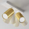 Потолочный светильник 2*GU10 10Вт Белый и Матовое золото IP20 Ceiling & Wall C051CL-U-2WMG Technical Maytoni