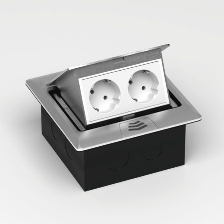 Donel Выдвижной блок 4 мод. алюминий (с уст. набором)