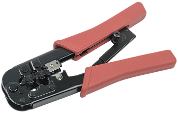 ITK Инструмент обжимной для RJ-45/12/11 с храповым механизмом