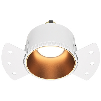 Встраиваемый светильник 1*GU10 20Вт Матовое Золото IP20 Downlight DL051-01-GU10-RD-WMG Technical Maytoni