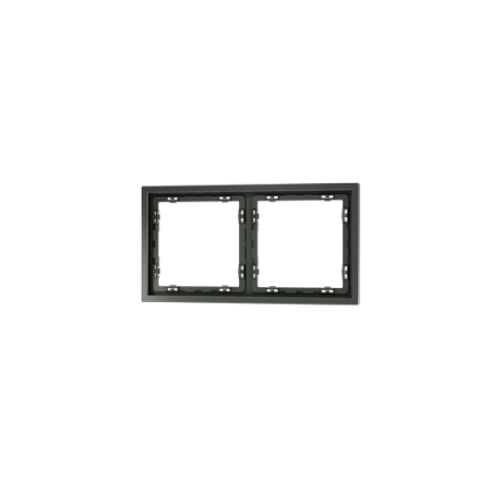 Рамка пластиковая Voltum S70 на 2 поста, (титан)