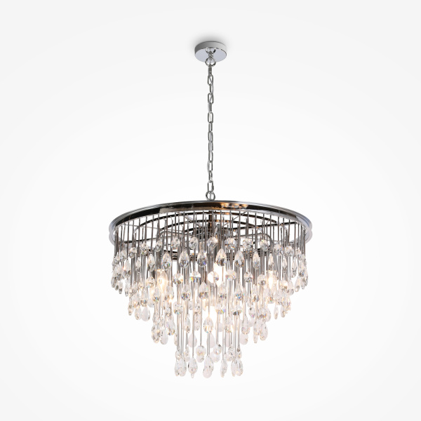 Подвесной светильник 7*E14 40Вт Хром IP20 Linn MOD091PL-07CH Maytoni