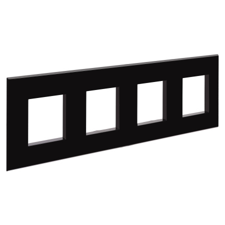 Рамка "Avanti", "Черный квадрат", 4 поста (8 мод.) DKC
