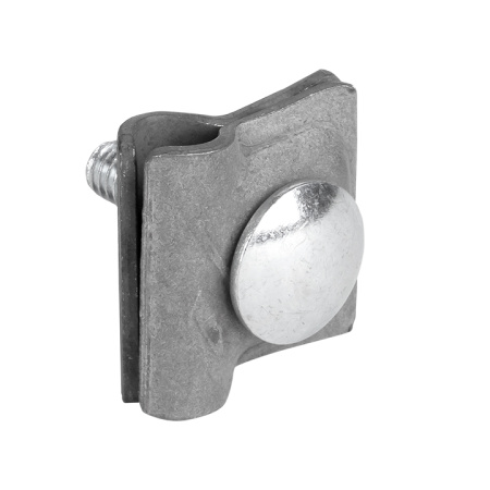 Зажим прута универсальный малый (пластина 30х30мм), HZ PROxima EKF