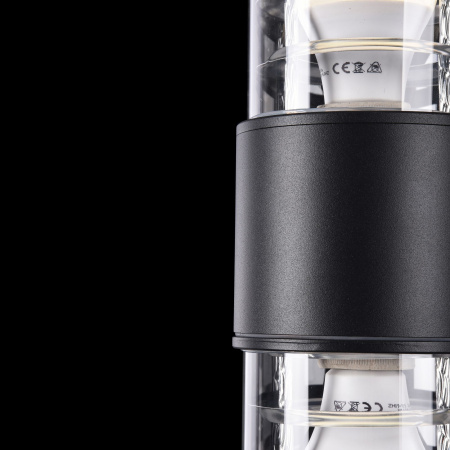 Бра 2*E27 60Вт Черный IP20 Bronx O576WL-02B Outdoor