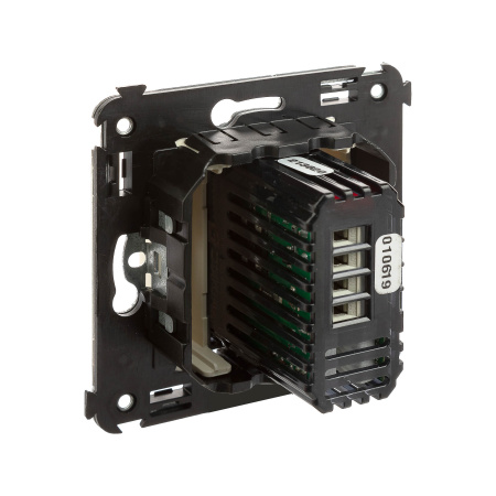 Диммер кнопочный в стену, "Avanti", "Ванильная дымка" DKC