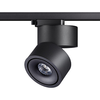 Св-к трековый IP20 LED 15W 4000K 1300Лм 100-265V черный GRODA NOVOTECH