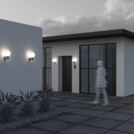 Настенный светильник (бра) 60Вт Серый IP54 Bold O598WL-01GR Outdoor Maytoni