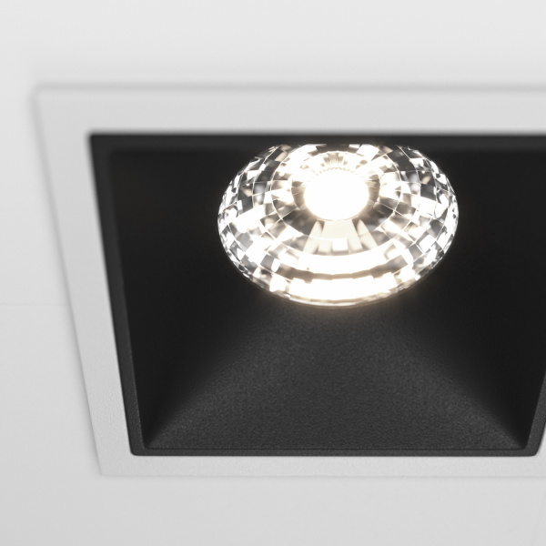 Встраиваемый светильник LED 30Вт Бело-черный IP20 Downlight DL043-02-15W4K-D-SQ-WB Technical Maytoni